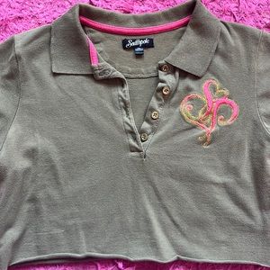 SOUTHPOLE CROPPED POLO